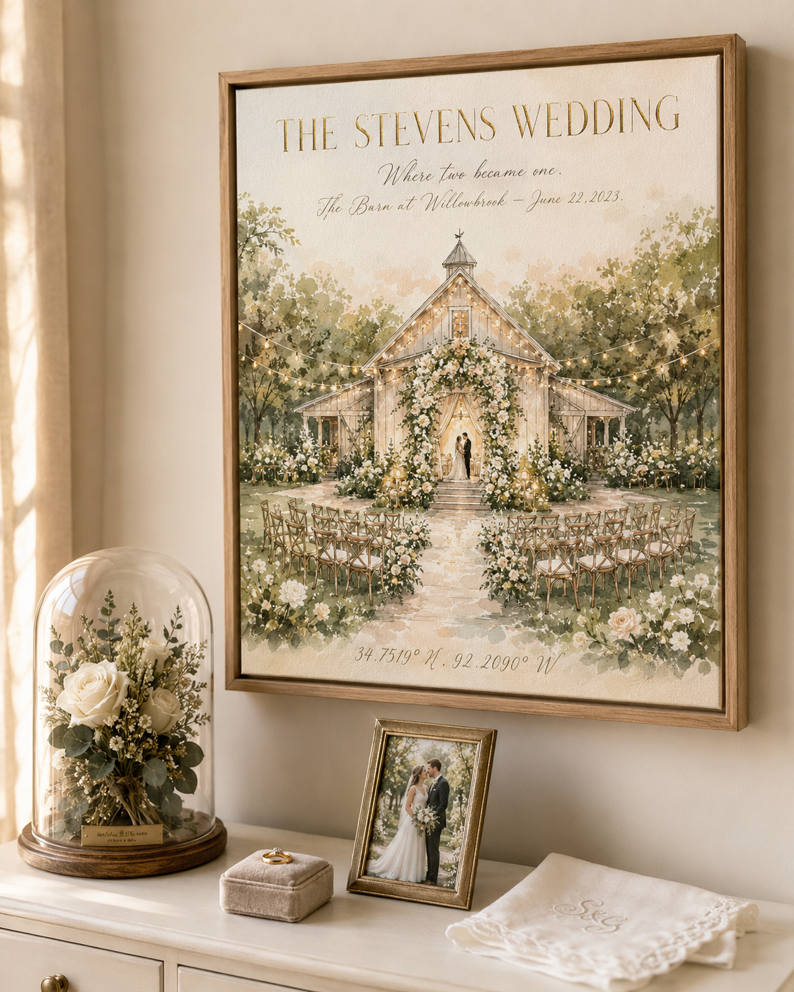 Wedding Venue Custom Canvas