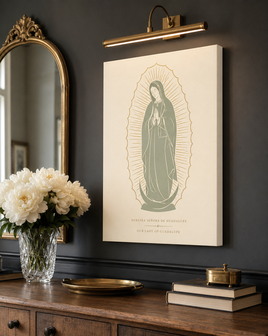 Our Lady Of Guadalupe Catholic Spanish Sage Christian Canvas