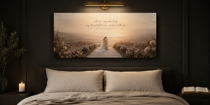 Custom Sister of the Bride Tribute Canvas