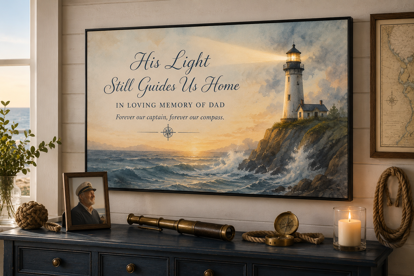 Lighthouse Memorial Canvas