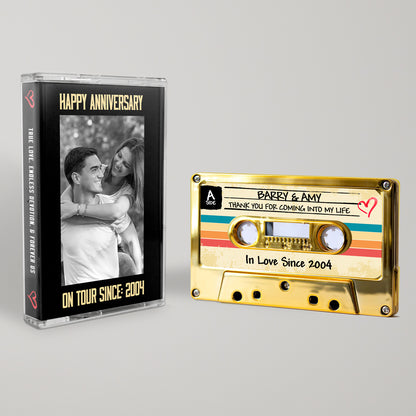 A Personalized Couple’s Playlist Mix tape - A Custom Mixtape for Two Hearts - Personalized Couple Mixtape – Custom Song Lyrics Gift for Him or Her