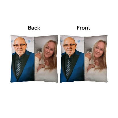Personalized Photo Collage Pillow | Custom Picture Cushion with Pets, Family, or Couple Photos | Perfect Gift for Home & Loved Ones