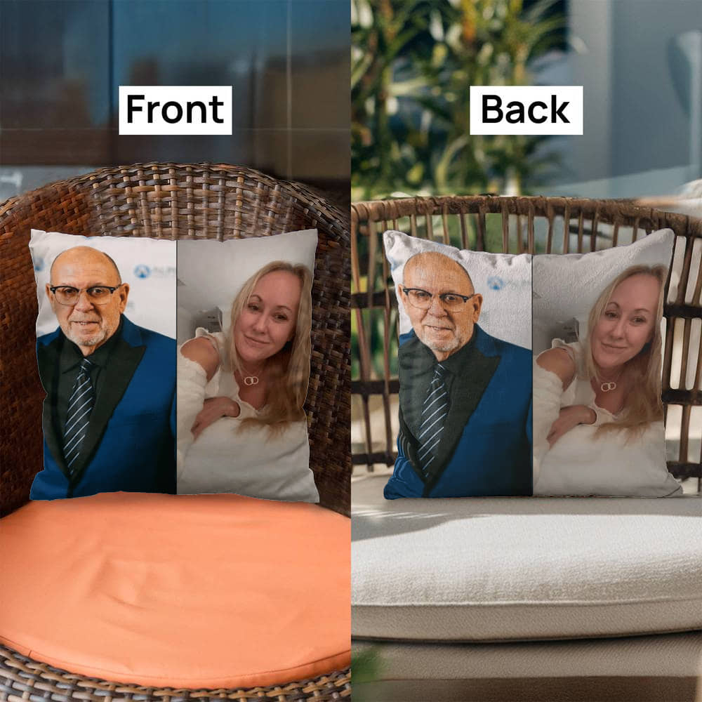 Personalized Photo Collage Pillow | Custom Picture Cushion with Pets, Family, or Couple Photos | Perfect Gift for Home & Loved Ones