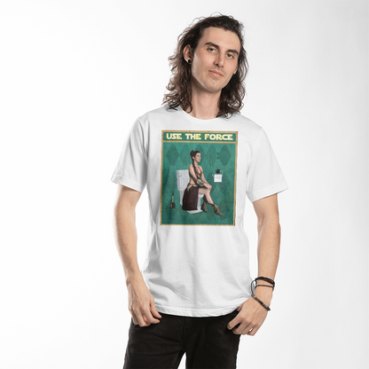 Star Wars Princess Leia Use The Force T-shirt Print, Funny Bathroom T-shirt Print, Leia Slave T-shirt Print, Star Wars Bathroom T-shirt, Star Wars T-shirt Print
