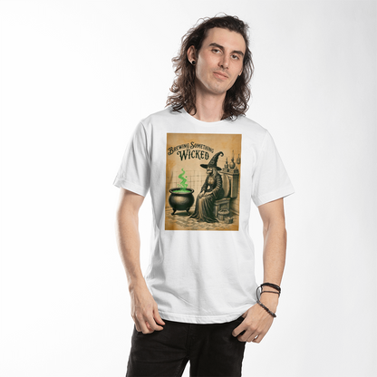 Witch on the Toilet T-shirt Print, Halloween Witch Bathroom T-shirt, Funny Bathroom T-shirt Print, Halloween Themed Bathroom T-shirt Print