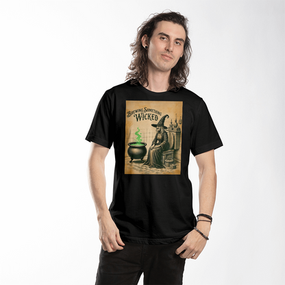 Witch on the Toilet T-shirt Print, Halloween Witch Bathroom T-shirt, Funny Bathroom T-shirt Print, Halloween Themed Bathroom T-shirt Print
