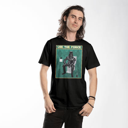 Star Wars Darth Vader Use The Force T-shirt Darth Vader T-shirt, Funny Bathroom T-shirt Print Star Wars Bathroom T-shirt