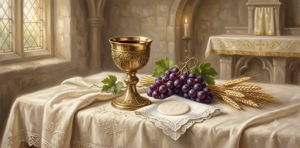 First Holy Communion still life devotional art