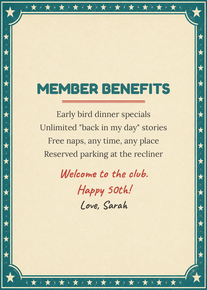 Inside: member benefits and birthday message