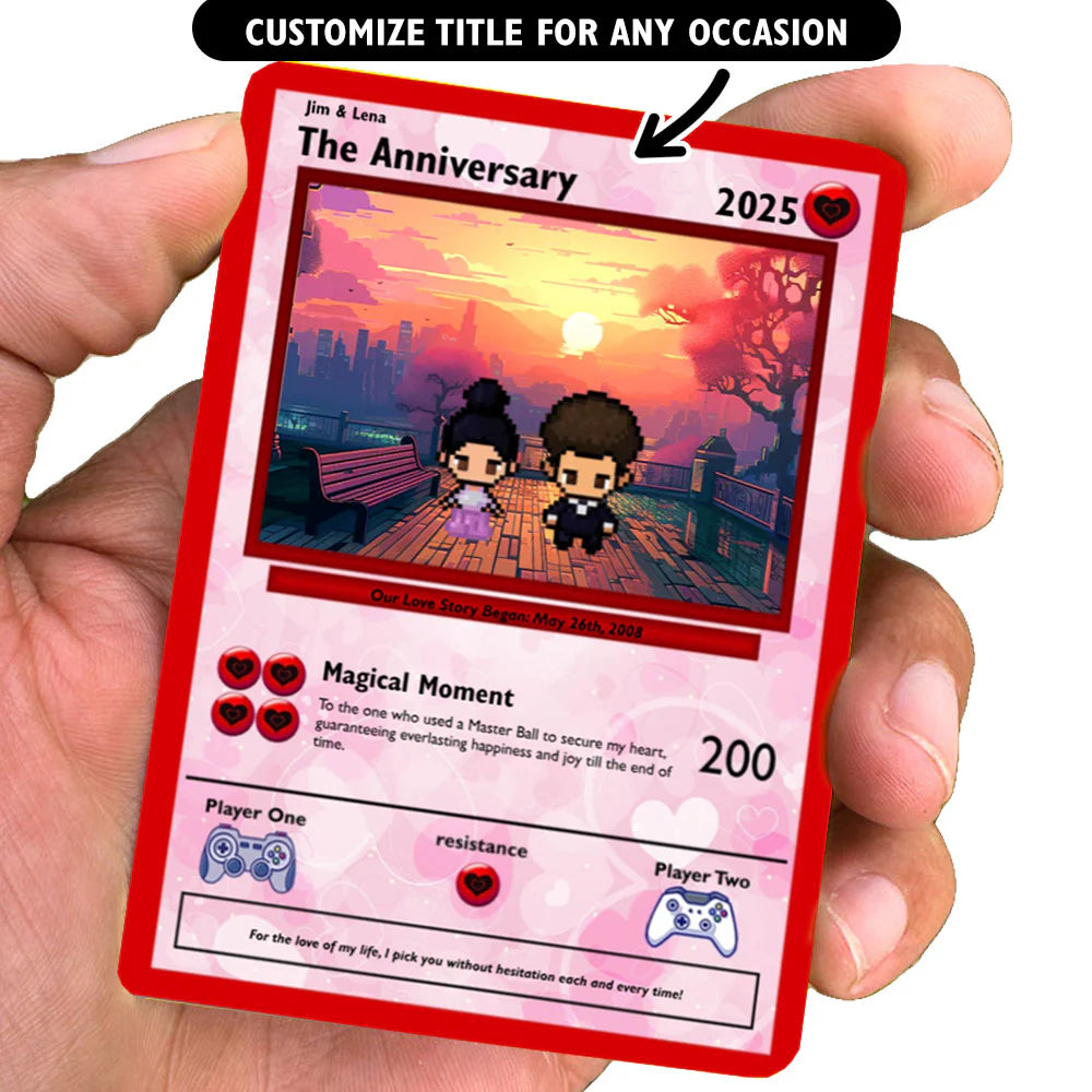 Anniversary Card - Build Your Own