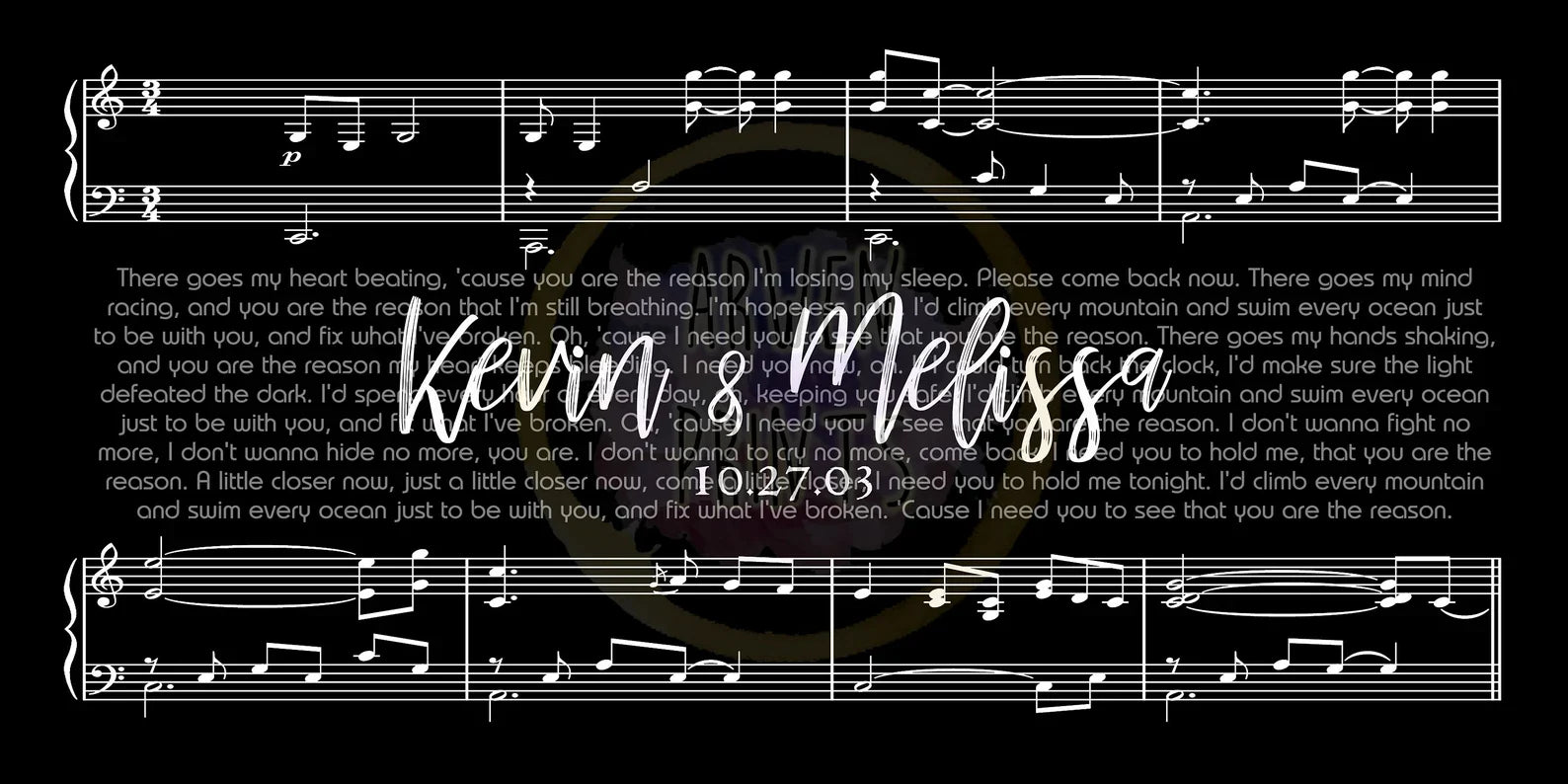 Custom Wedding Ring Ceremony Canvas Personalized Wedding Rings Vow Wall Art Anniversary Gift