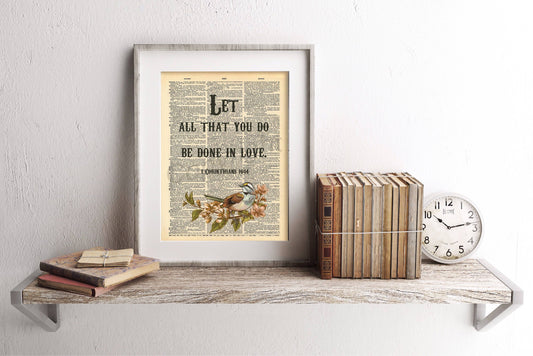Bible Corinthians Dictionary Art Print