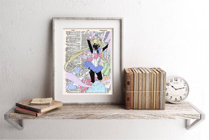 Sailor Moon Planets Dictionary Art Print