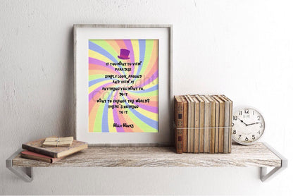 Willy Wonka and the Chocolate Factory Pure Imagination Lyrics Watercolor Art Print