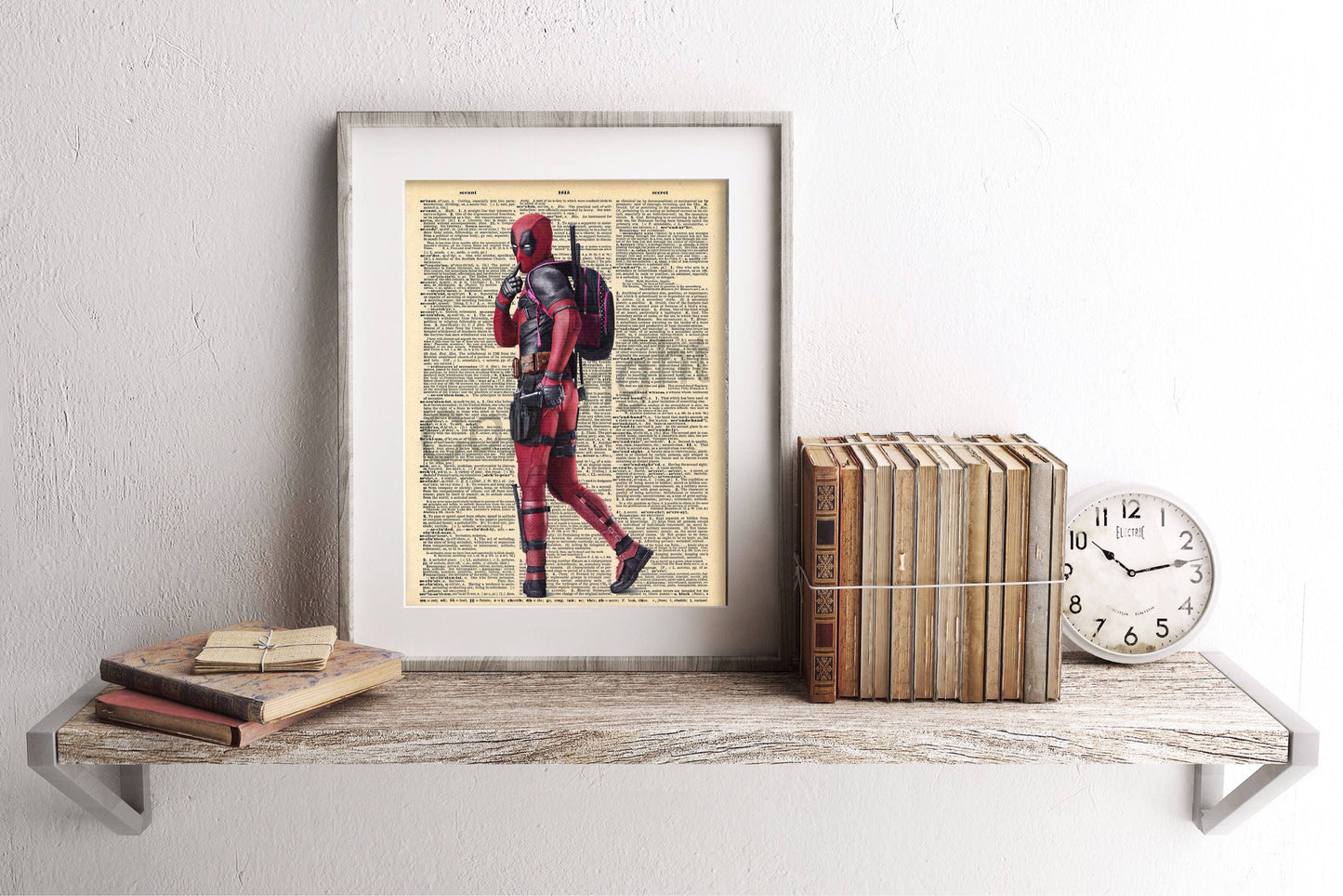 Deadpool Silly Dictionary Art Print