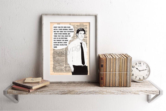 The Office Jim Halpert Dictionary Art Print