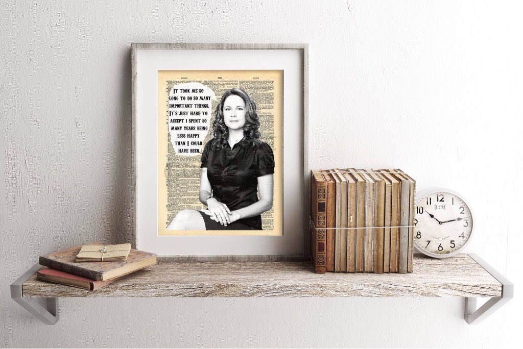 The Office Pam Beesly Dictionary Art Print