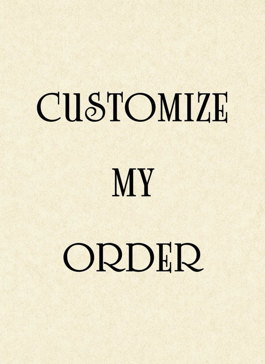 Customize The Order