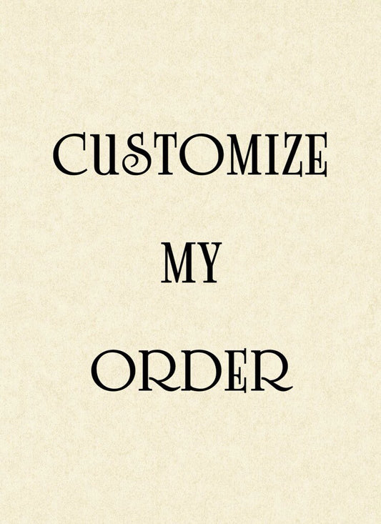 Customize The Order