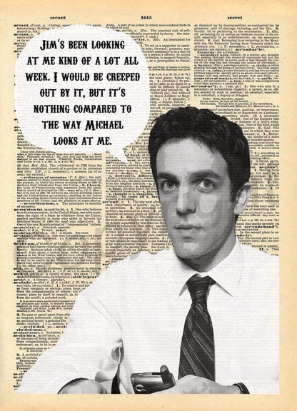 The Office Ryan Howard Quote Dictionary Art Print