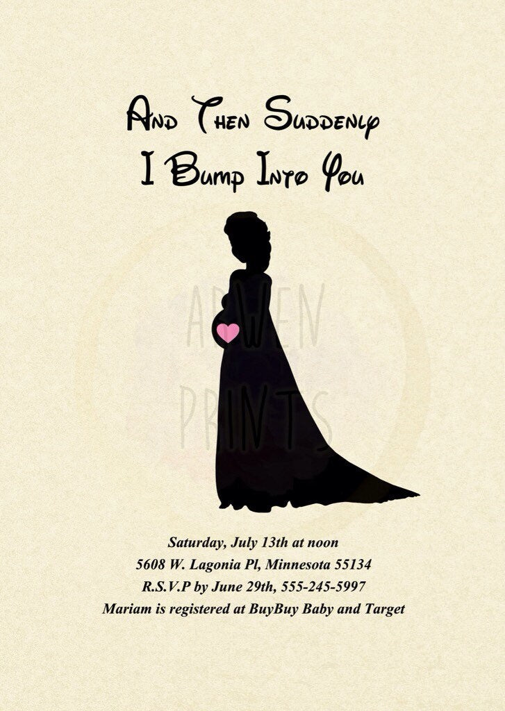 Disney Elsa Baby Shower Invitation [Digital File]