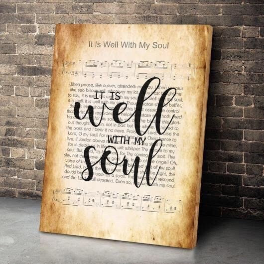 It Is Well Sign, Bible verse Art, Farmhouse Decor, Farmhouse Sign, Wall Decor, Signs For Home