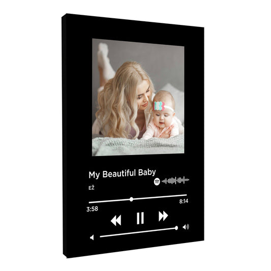 Personalized Mom Spotify Music Canvas Art