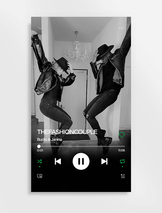 Spotify Couple Picture Full Image Canvas Art