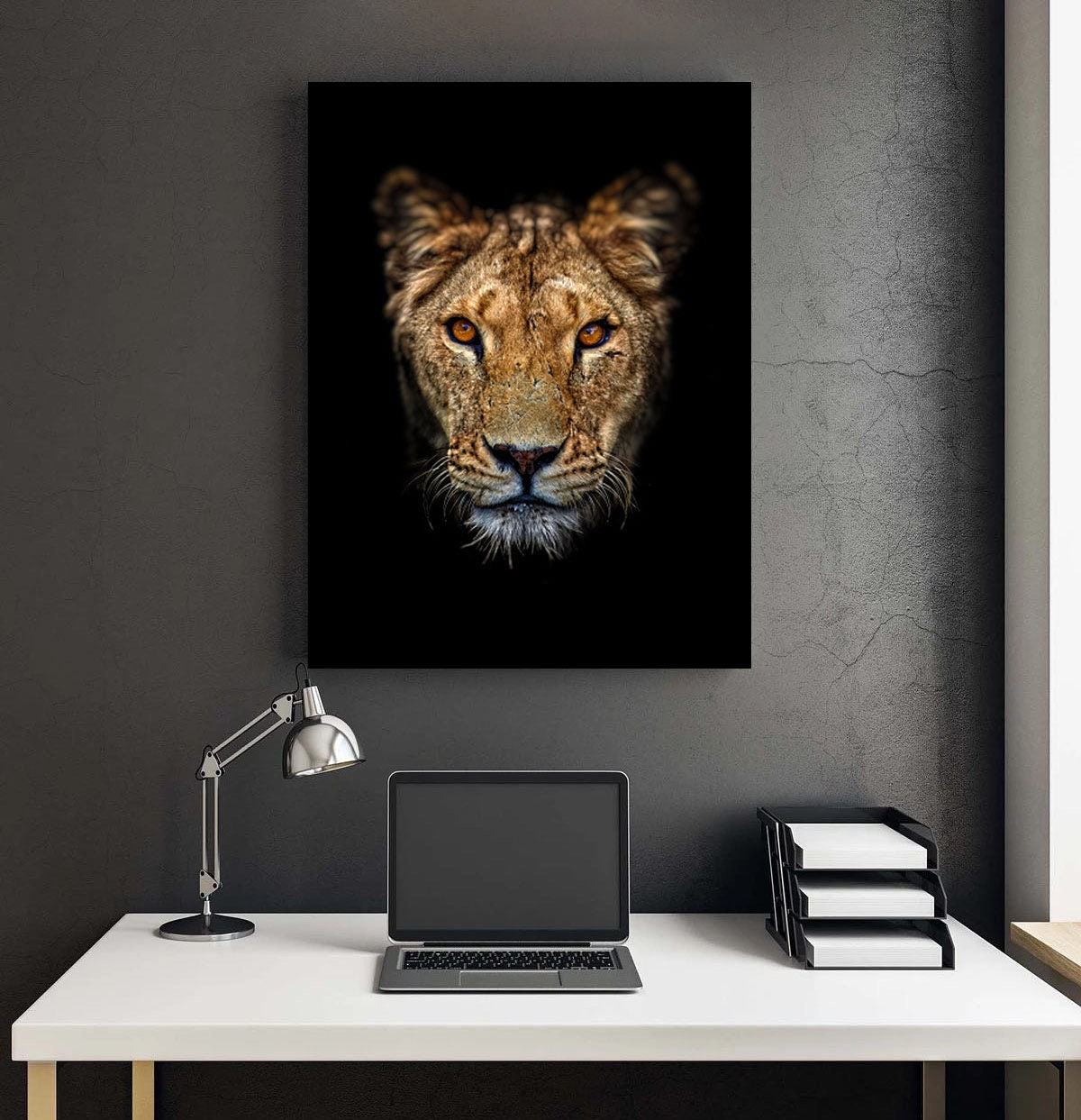 Woman Boss Queen Canvas Wall Art