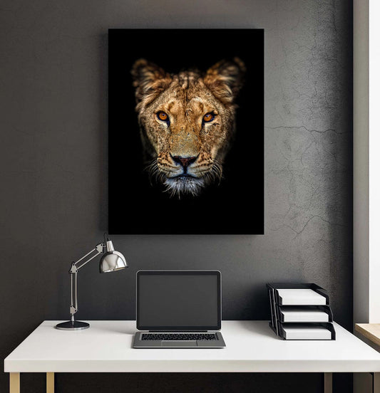 Woman Boss Queen Canvas Wall Art