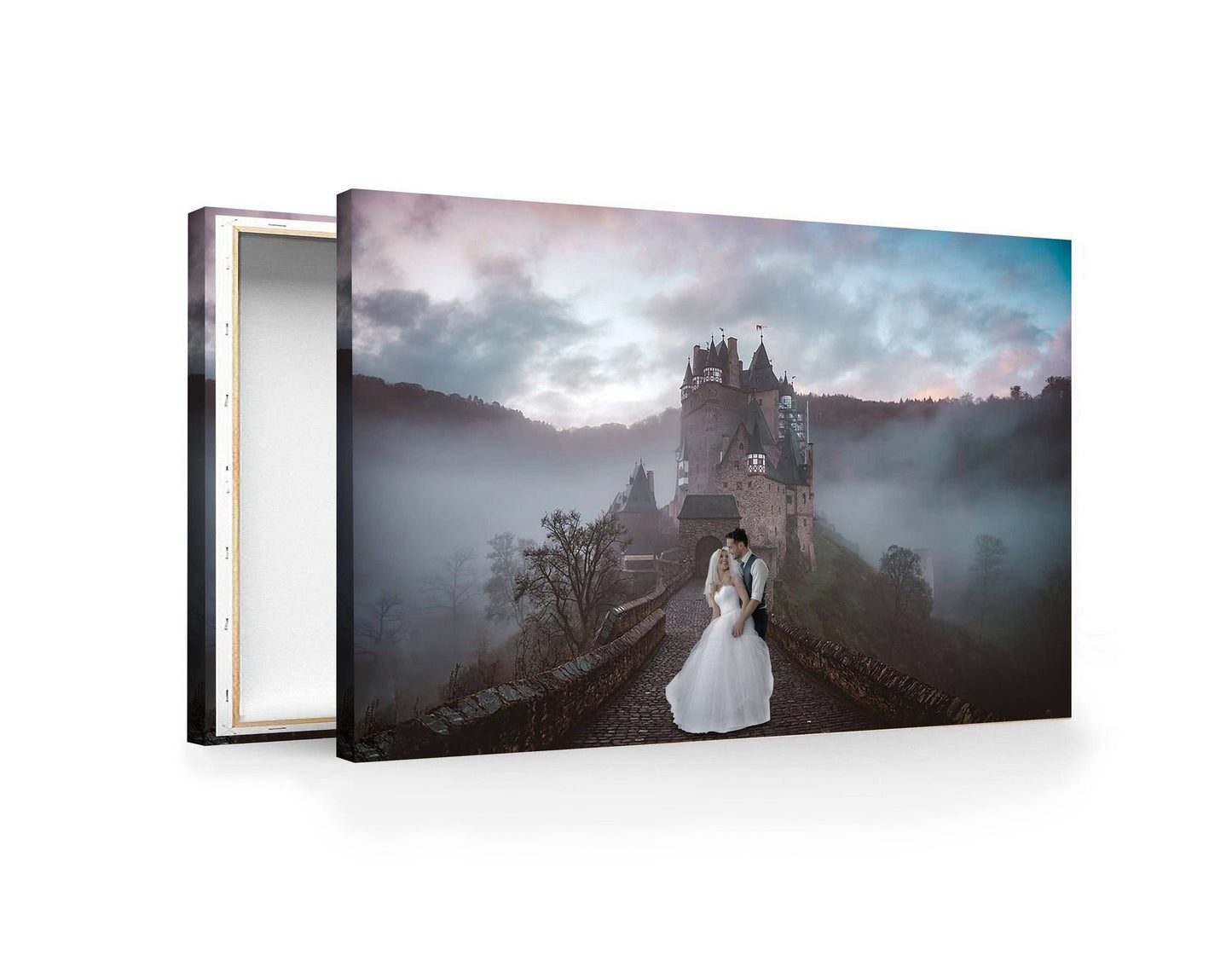 Wedding Couple Fantasy, Couple Gift, Gamer Couple, Background Couple Canvas Art