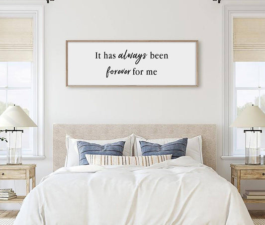 Anniversary Canvas, Wedding Canvas, Couple Canvas, Couple Quote, Always Forever Couple Love Canvas Art Print