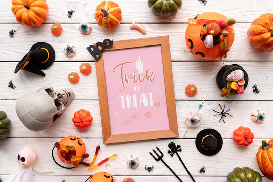 Halloween Trick or Treat Candy Boho Wall Decor