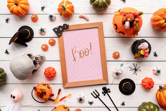 Halloween Hearts Boo Boho Wall Decor