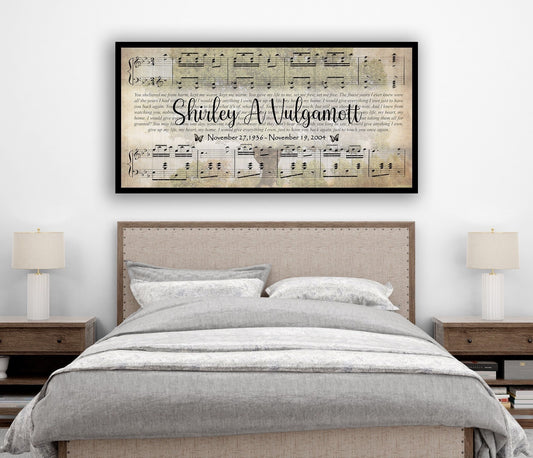 Memorial Custom Canvas Wall Decor