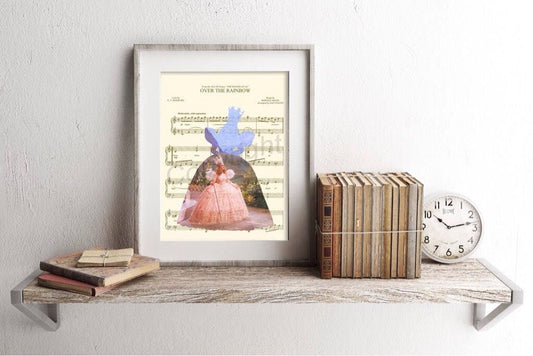 Wizard of Oz Glinda Sheet Music Art Print