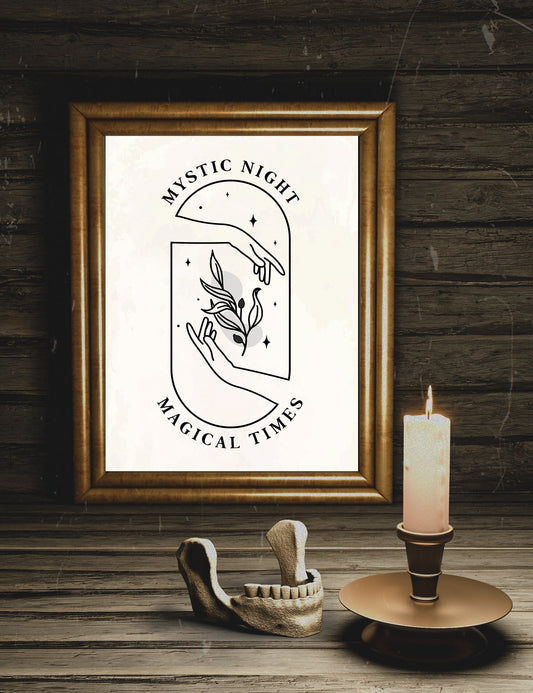 Halloween Mystic Night Magical Times Boho Wall Decor