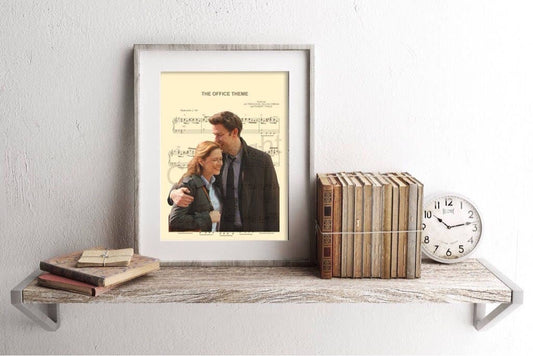 The Office Jim and Pam Sheet Music Art Print