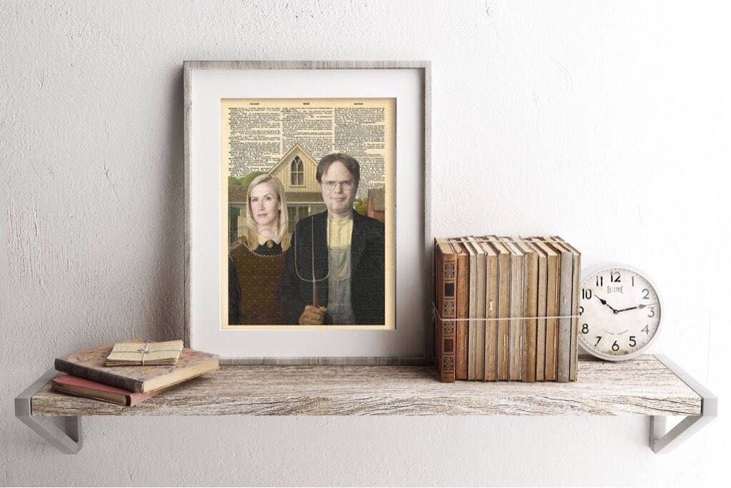 The Office Dwight and Angela Dictionary Art Print