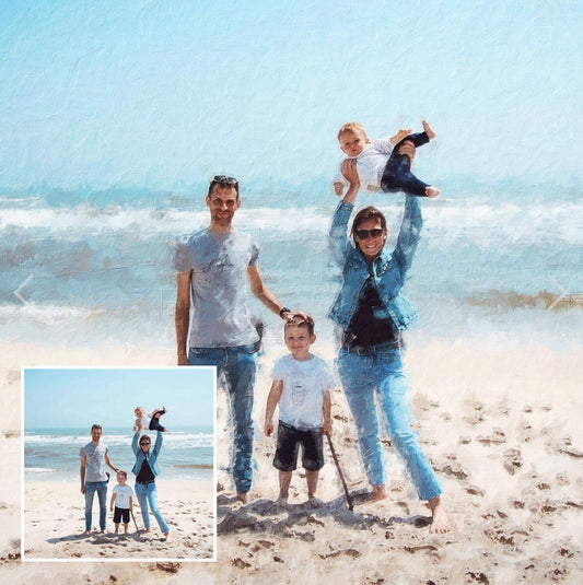 Couple Painting, Custom Couple, Family Painting, Family Portrait, Acrylic Paint, Family Canvas, Couple Canvas, Wedding Canvas Wall Art
