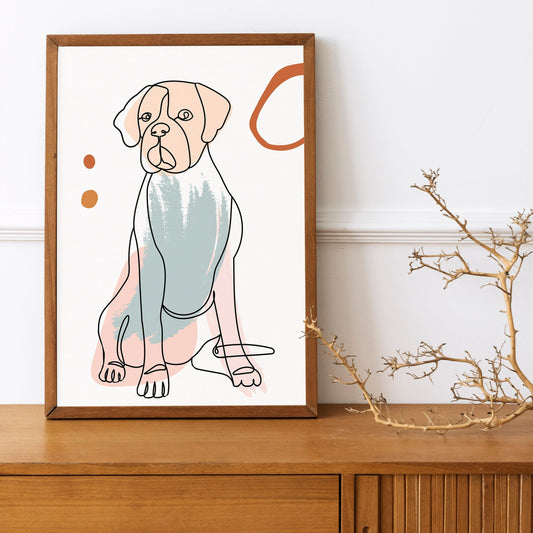 Dog Line Art, Pet Tattoo, Pet Line Art, Animal Line Art, Line Art Tattoo, Dog Drawing, One Line Drawing, Pet Memorial
