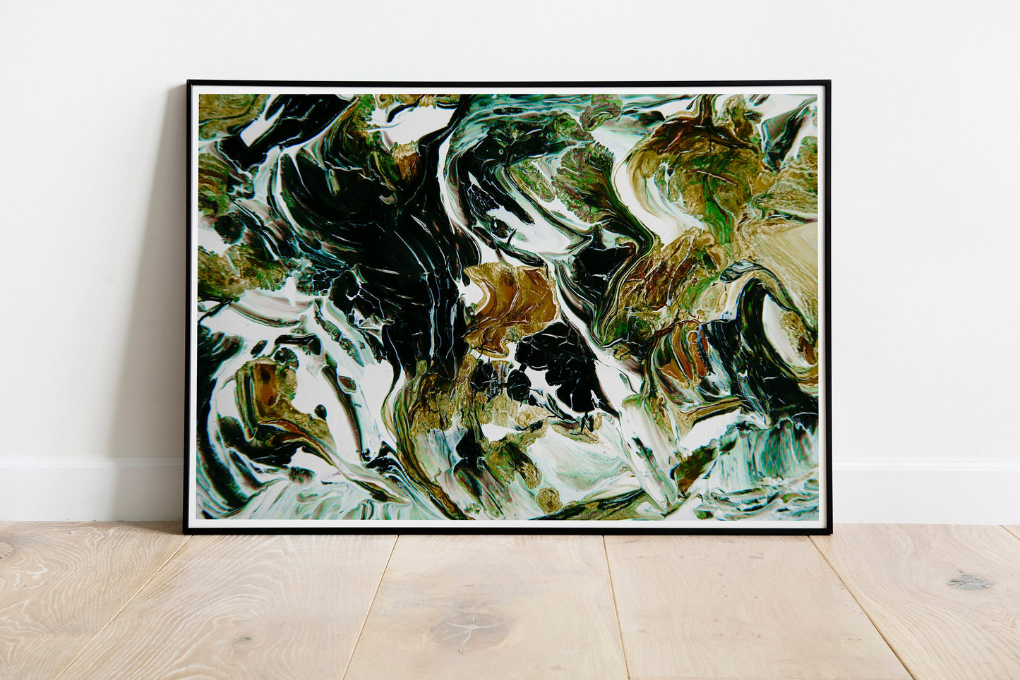 Acrylic Chaos Boho Canvas Art Print Wall Decor