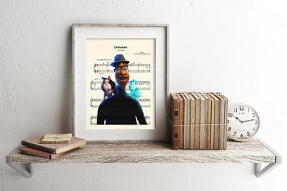 Disney Pixar’s Soul Sheet Music Art Print