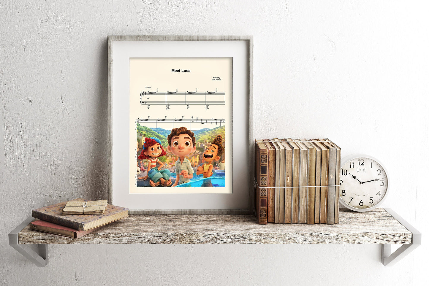 Disney Pixar’s Luca Sheet Music Art Print