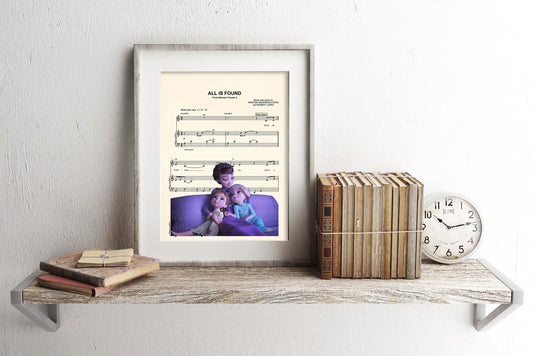 Frozen 2 Anna, Elsa and Mom Sheet Musc Art Print