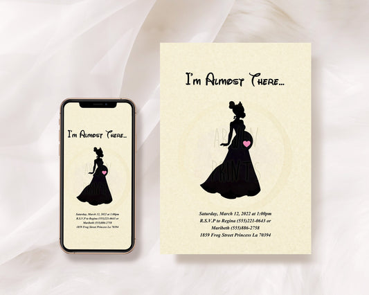 Princess and the Frog Tiana Disney Baby Shower Invitation [Digital File]