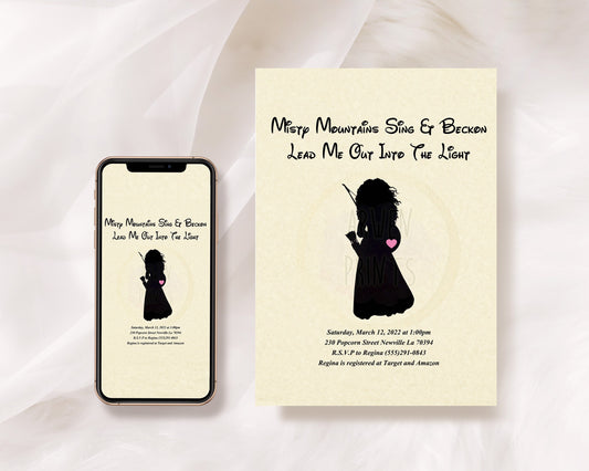Merida Brave Baby Shower Invitation [Digital File]