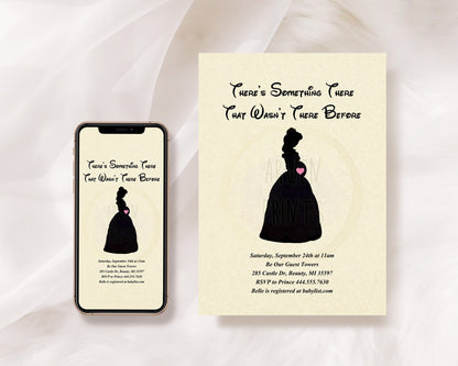Beauty and the Beast Belle Baby Shower Customizable Invitation [Digital File]