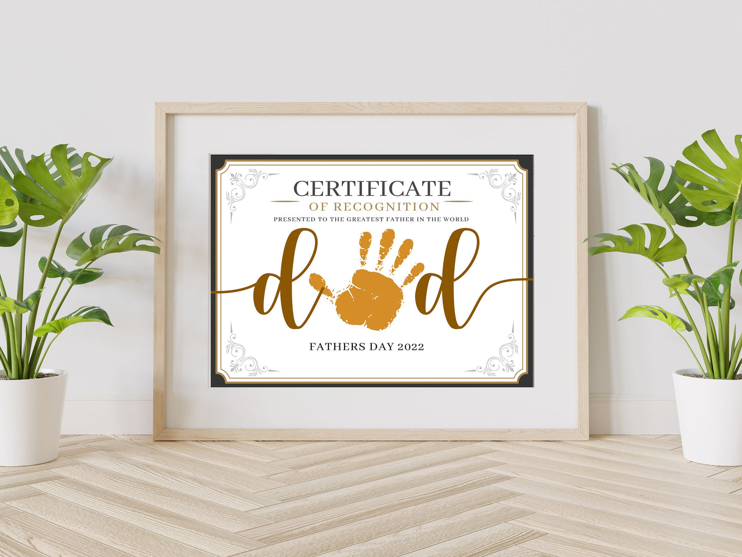 Father’s Day Gift, Dad Certificate, Baby Gift to Dad, Gift For Dad, Gift From Child, Fathers Day, Art Print