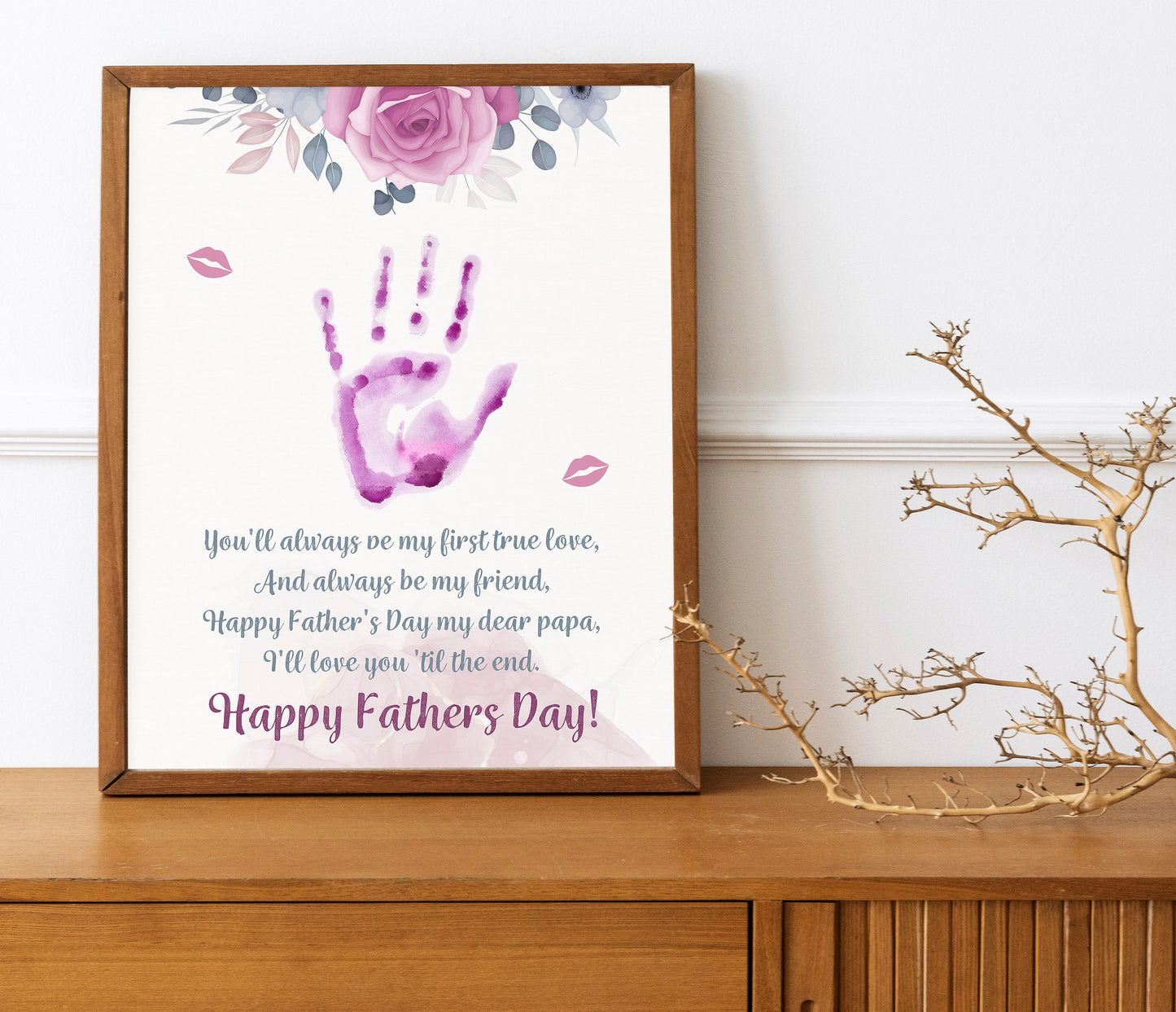 Father’s Day Gift, Daughter to Dad, Baby Gift to Dad, Gift For Dad, Gift From Child, Fathers Day, Art Print